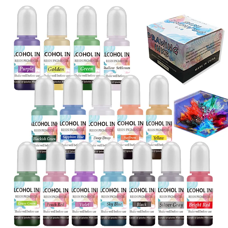 Epoxy Uv Resin Kit - Color Pigment Set For Epoxy Resin
