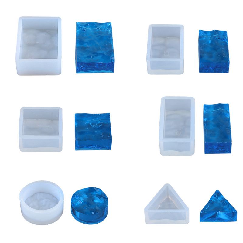 Resin Ocean Wave Mold - 4Pcs Sea Wave Resin Mold Set