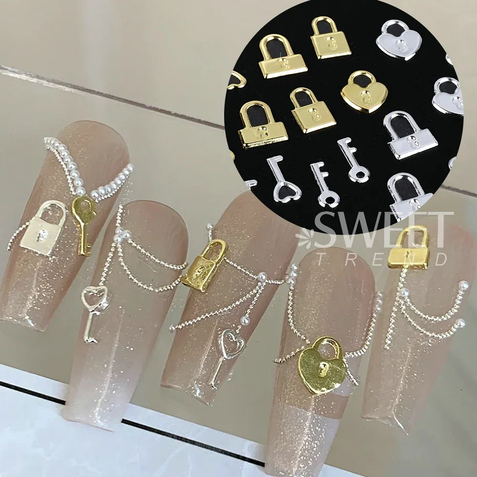 12 Grids Gold Silver Metal Loc - Gold Foil Flakes recension och pris