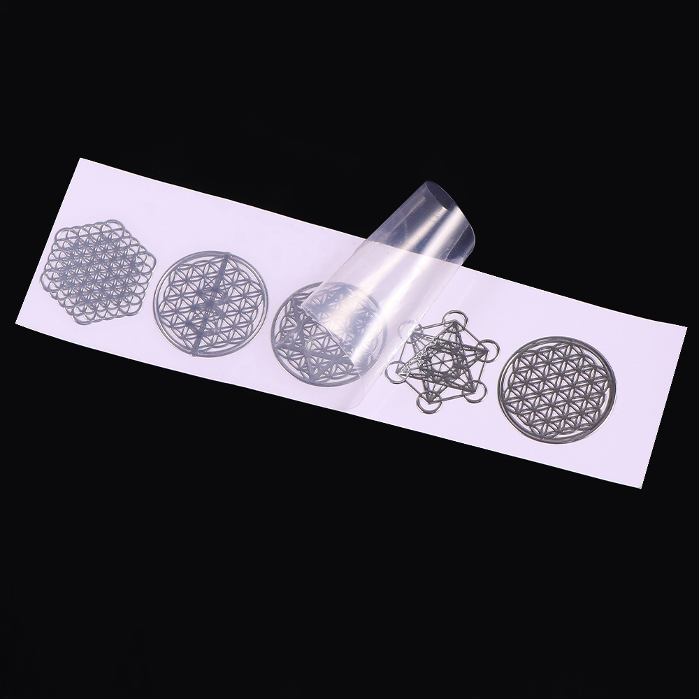 New Geometric Pattern Metal En - Flower Preservation Resin recension och pris