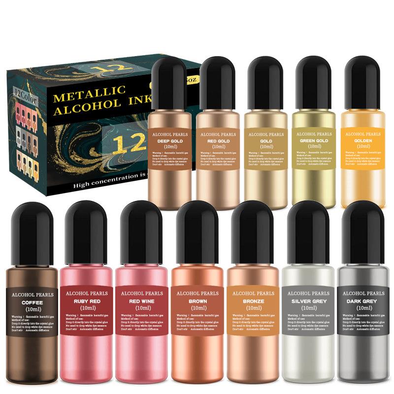 1 Set Resin Pigment Kit Art In - Resin Dye Alcohol recension och pris