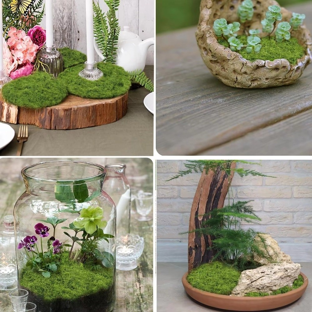 DIY Artificial Grass Rug Durab - Terrarium Moss Art recension och pris