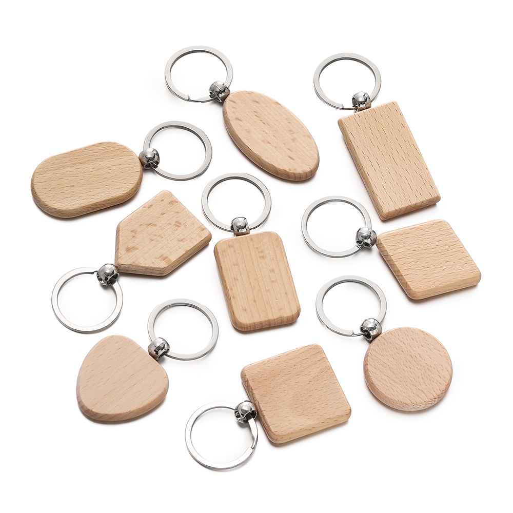 5pcs/lot Blank Geometry Wood K - Wood Ring Blank recension och pris