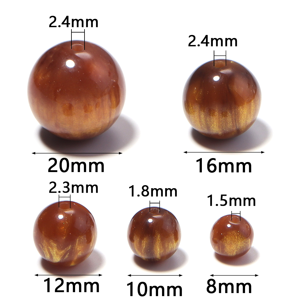 5-30pcs/lot 8-20mm Gilding Res - Resin Craft Projects recension och pris