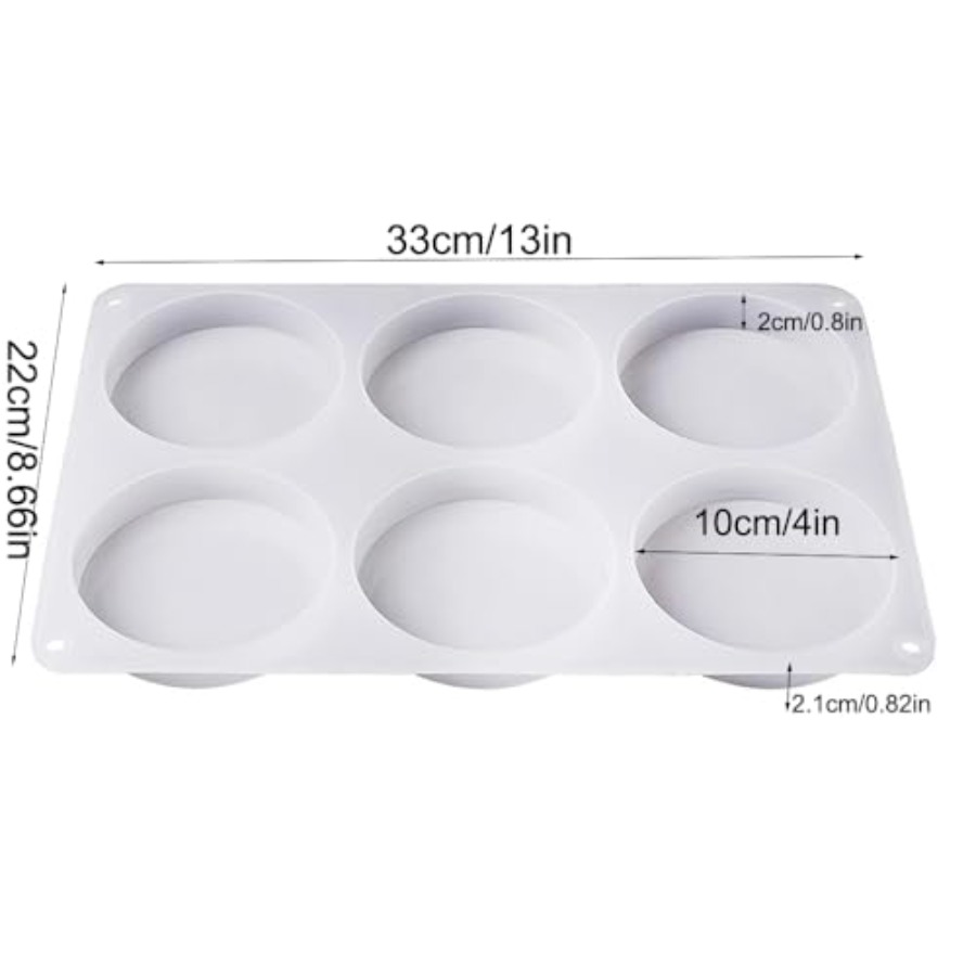6-Cavity Deep Round Coaster Si - Flower Preservation Resin recension och pris