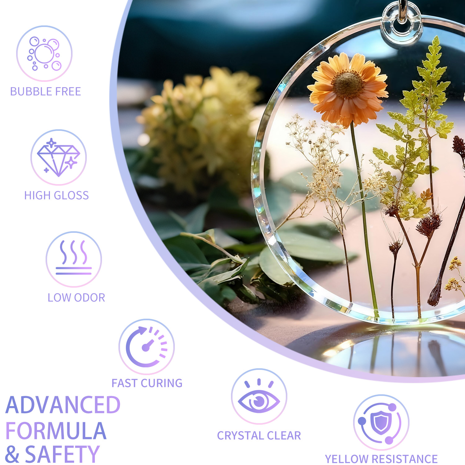 200g UV Resin Crystal Clear Ha - Epoxy Uv Resin Kit recension och pris