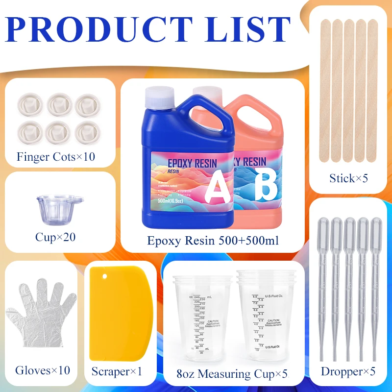 Easy Mixing Epoxy Resin Kit Cr - Epoxy Uv Resin Kit recension och pris