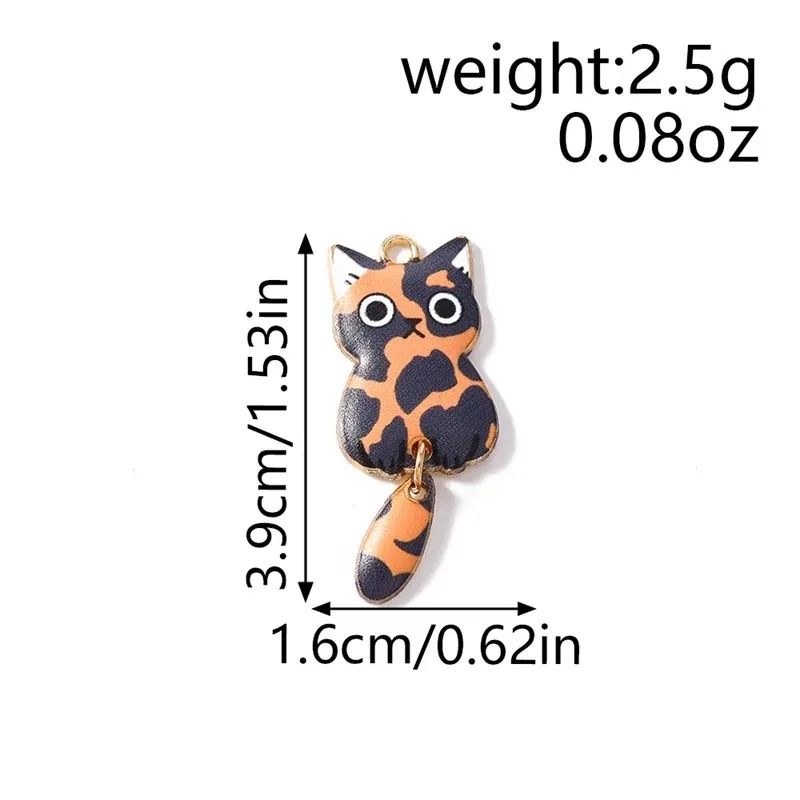 10Pcs 16×39mm Cute Cartoon Cat - Resin Craft Projects recension och pris