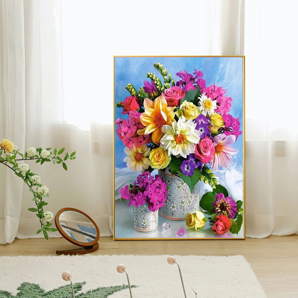 Full Diamond Mosaic Flower 5D  - Resin Craft Kit recension och pris