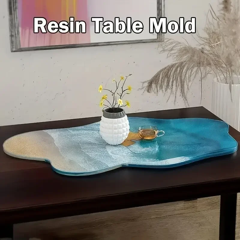 Large 61cm Irregular Trays Epo - Resin Ocean Wave Mold recension och pris