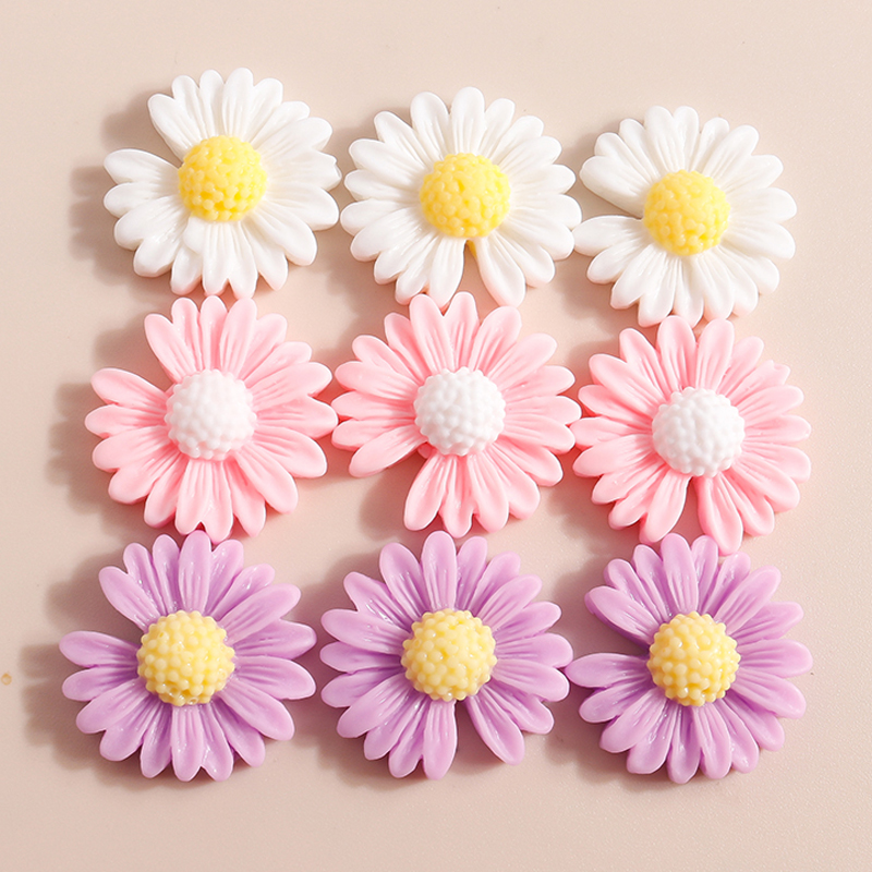 10pcs 20*20mm Kawaii Daisy Flo - Flower Preservation Resin recension och pris