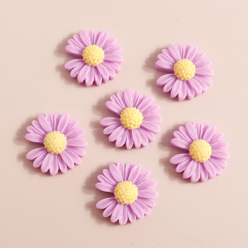 10pcs 20*20mm Kawaii Daisy Flo - Flower Preservation Resin recension och pris