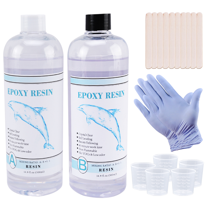 1:1 Clear Epoxy Resin Crystal  - Epoxy Uv Resin Kit recension och pris