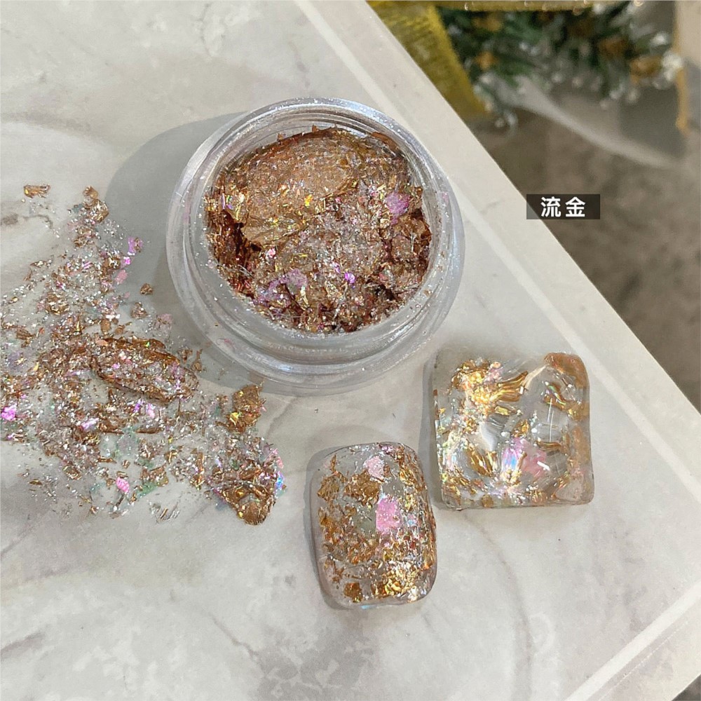 4jars Sparkly Gold Silver Foil - Gold Foil Flakes recension och pris