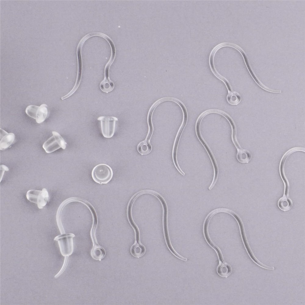 40pcs Clear Plastic Earring Ho - Resin Craft Projects recension och pris