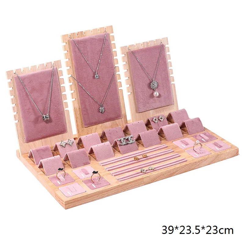Jewelry Display Tray Necklace  - Wood Ring Blank recension och pris