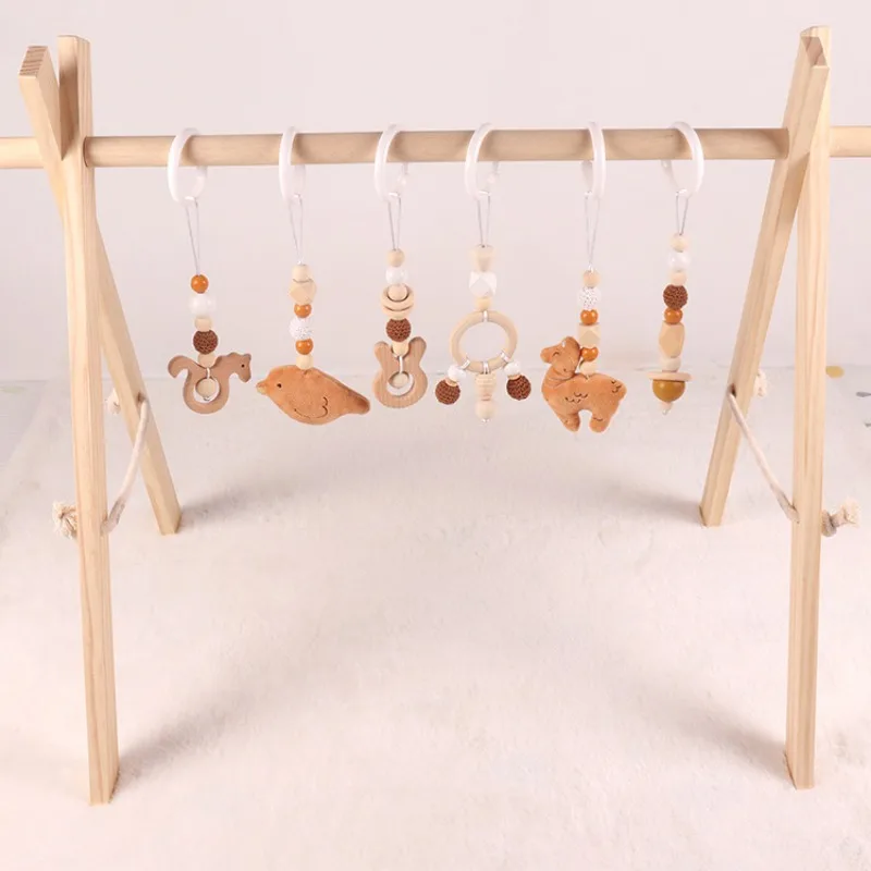 6Pcs Wooden Baby Toys Wooden B - Wood Ring Blank recension och pris